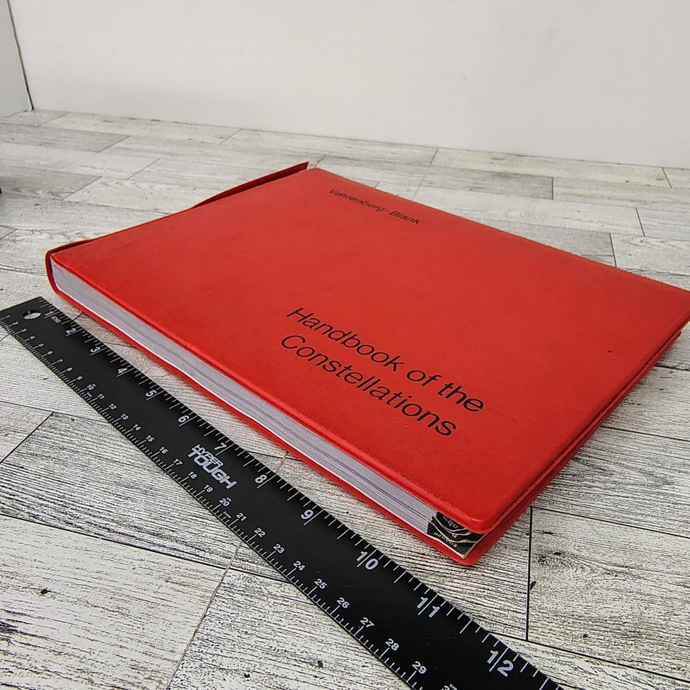 Handbook of the Constellations Astronomy Reference Book Science Guide 1977 3rdEd